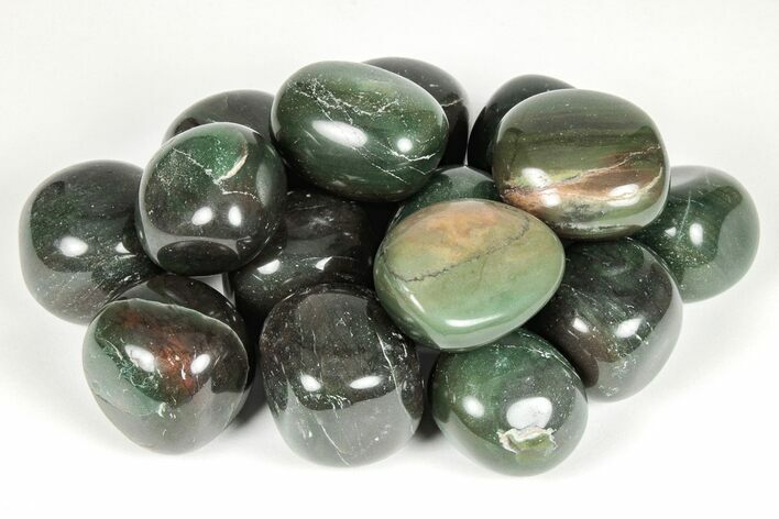 Tumbled Nephrite Jade Stones - Photo 1